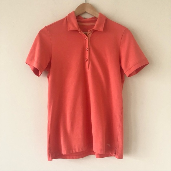 Tommy Bahama Tops - Women’s Tommy Bahama Orange Polo Shirt Size Medium